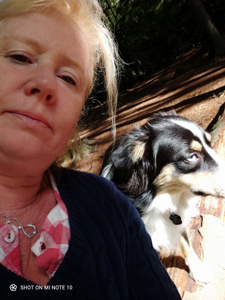 Elizabet und Hund
